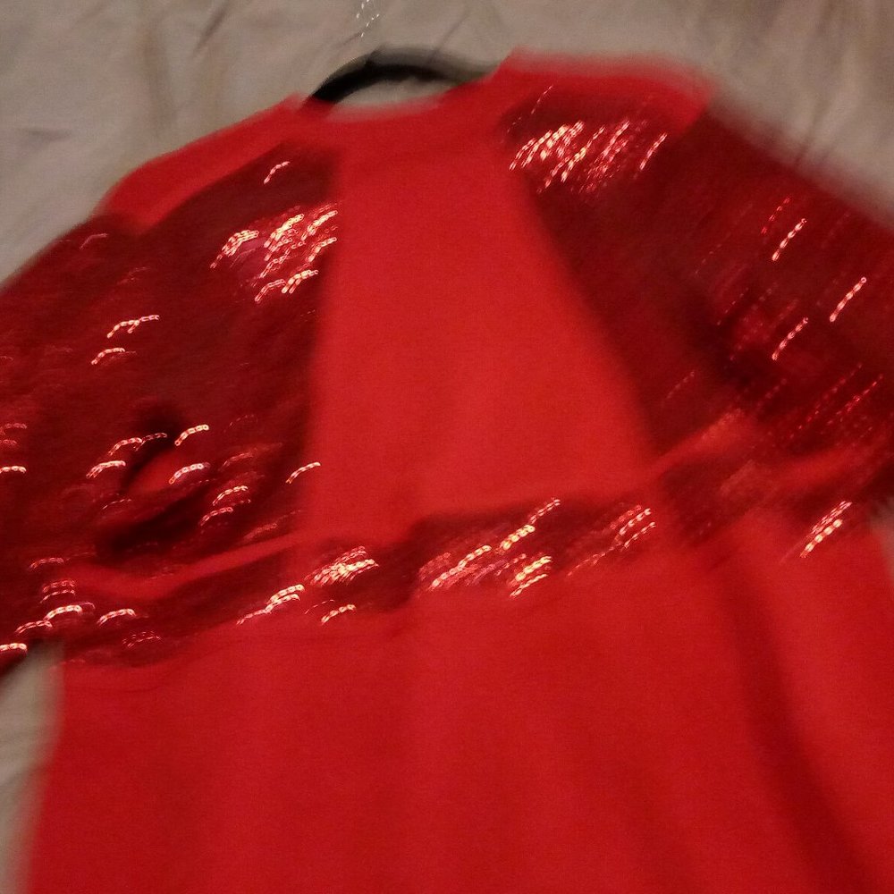 Beautiful Red dress with sequins